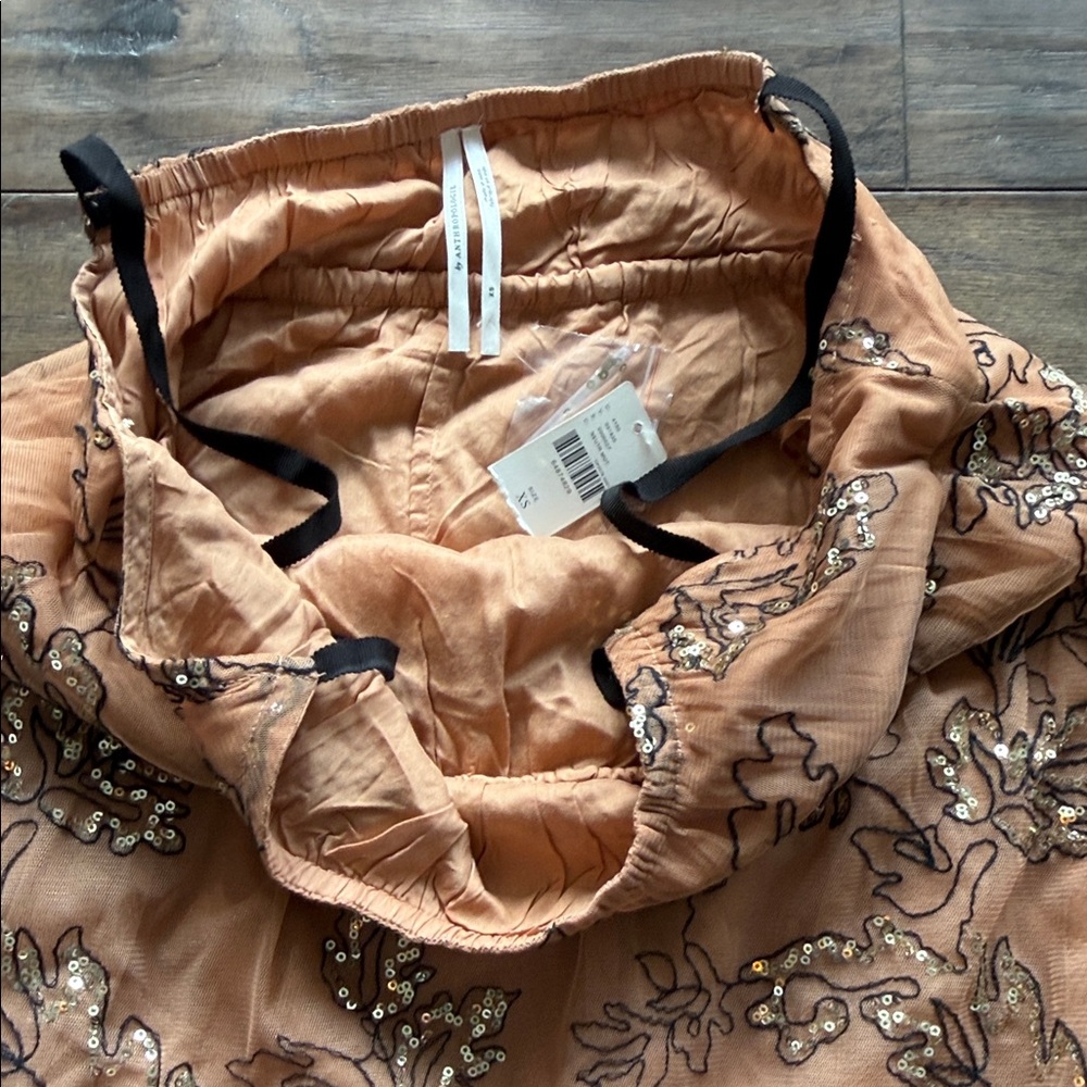 Anthropologie Tulle Sequin Tiered Dress - Picture 7 of 7